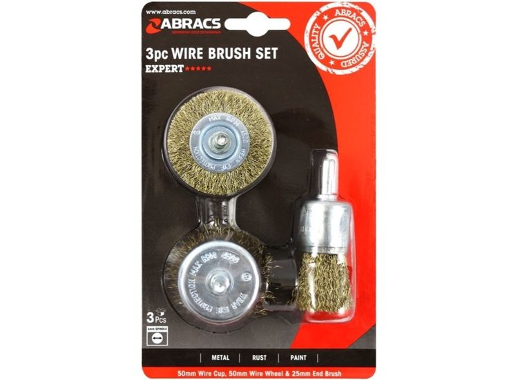 Abracs ABWBSMPACK9 Spindle Wire Brush Set