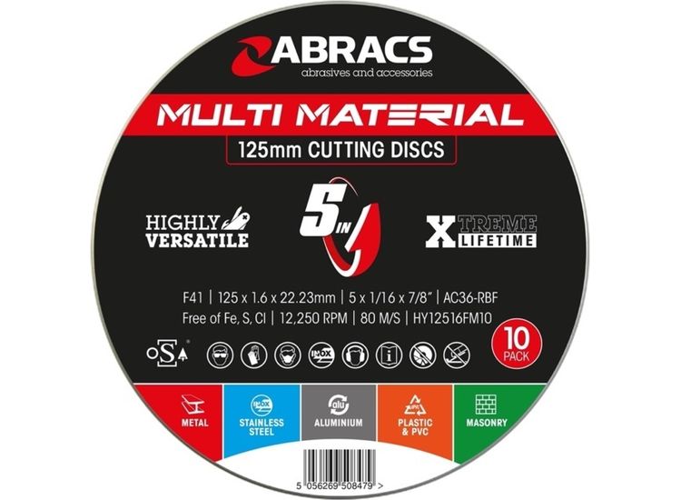 Abracs HY12510FM10 Hybrid 5 in1 Flt Metal