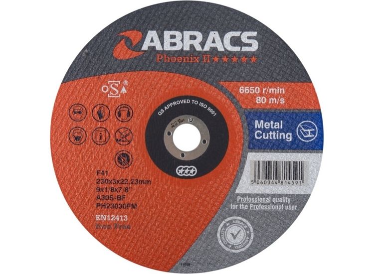 Abracs Ultra Thin Suphur &amp; Iron Free Cutting Disc