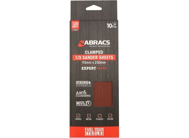 Abracs TSCL9323012010 1/3 Sander Sheets Fine