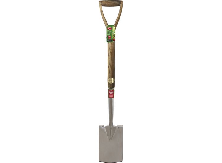 Ambassador AASS15 Ash Handle Stainless Steel Border Spade