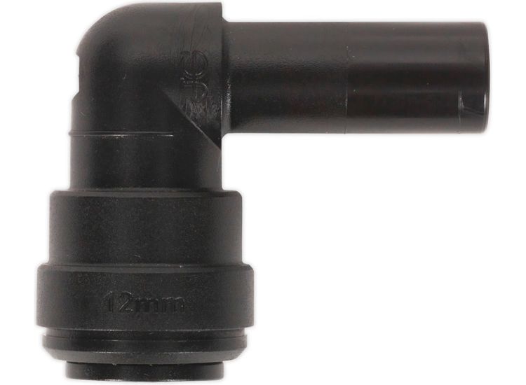 Sealey JGCET12 Stem Elbow 12mm Pack of 5 (John Guest Speedfit&amp;reg; - PM221212E)