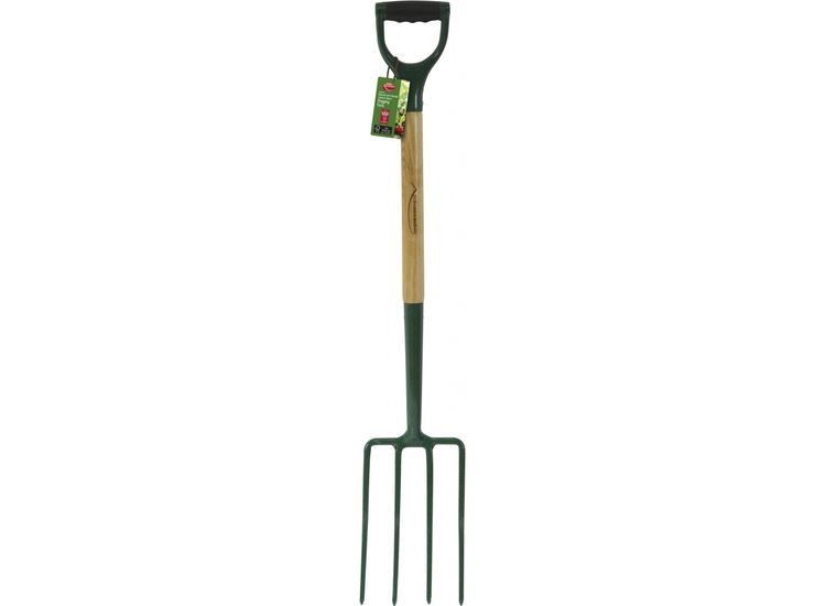 Ambassador AWCS210 Natural Ash Handle Carbon Steel Digging Fork