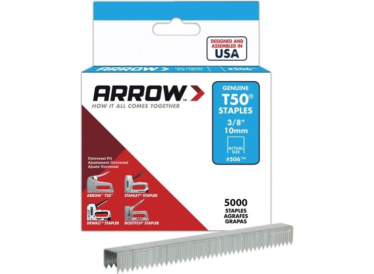 Arrow A506IP-6 T50 Staples 10mm 3/8"