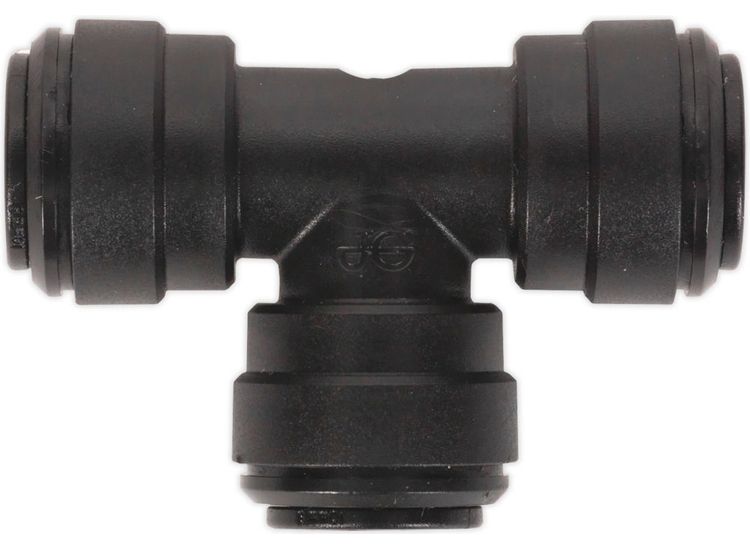 Sealey JGCT10 Equal Tee 10mm Pack of 5 (John Guest Speedfit&amp;reg; - PM0210E)