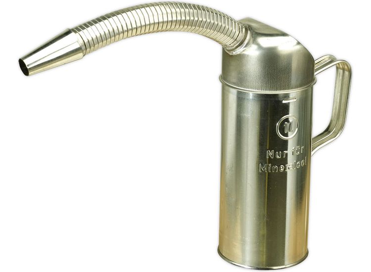 Sealey JM1F Measuring Jug Metal with Flexible Spout 1ltr