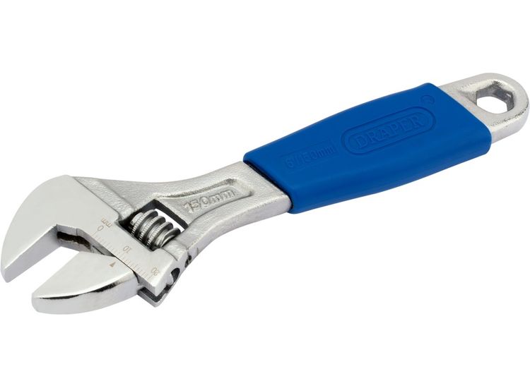 Draper Adjustable Wrench Soft Grip