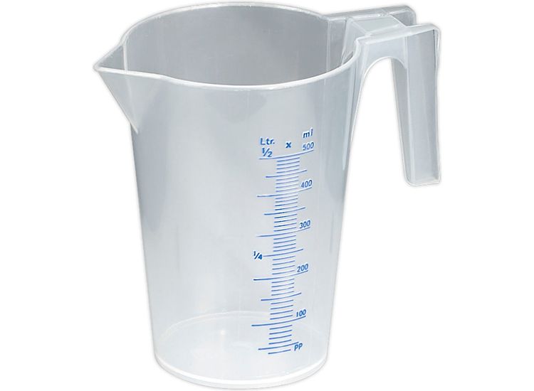 Sealey JT0500 Measuring Jug Translucent 0.5ltr