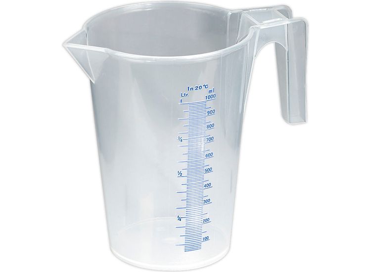 Sealey JT1000 Measuring Jug Translucent 1ltr