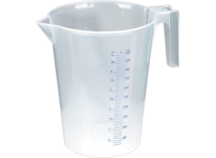 Sealey JT5000 Measuring Jug Translucent 5ltr