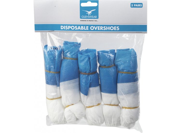 Glenwear GWD05P Disposable Overshoes