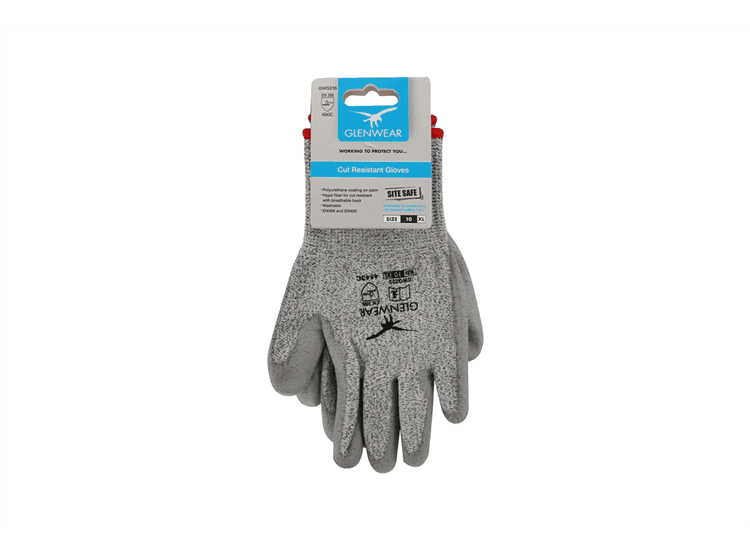 Glenwear Pu Glove Cut Level 5