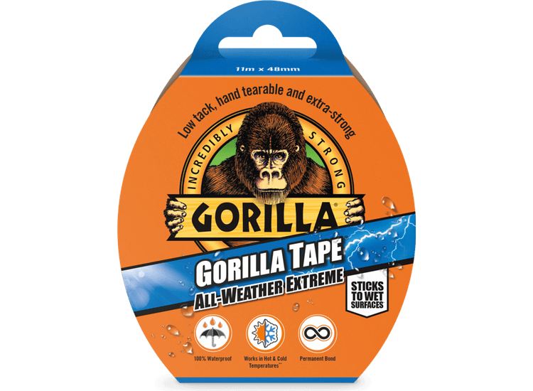 Gorilla 3044021 All Weather Tape Black