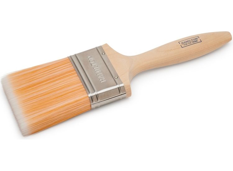 Hamilton For The Trade Fine Tip Flat Brush