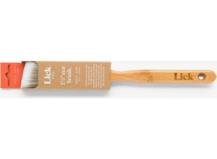 Lick Pro 1459533113 Angle Sash Eco Bamboo Handle Paint Brush