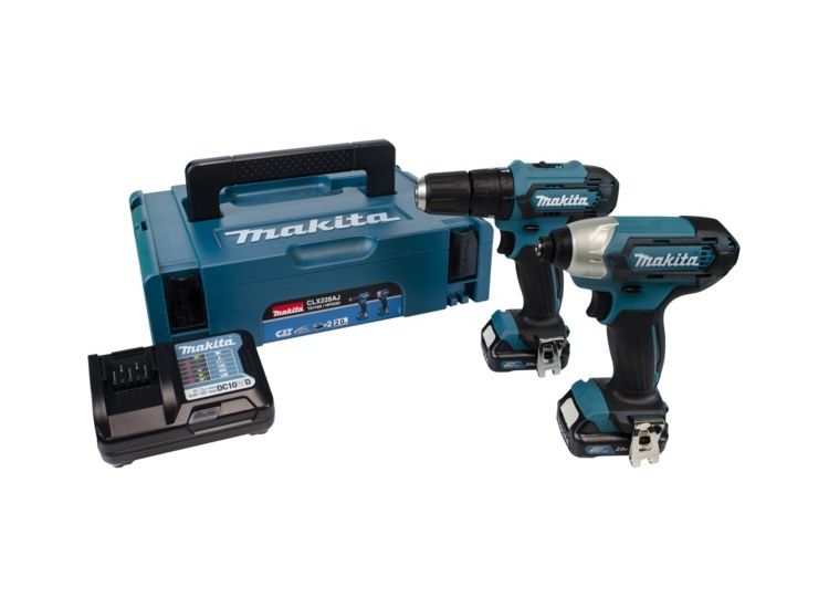 Makita CLX228AJ 12V Combi Drill &amp; Impact Driver