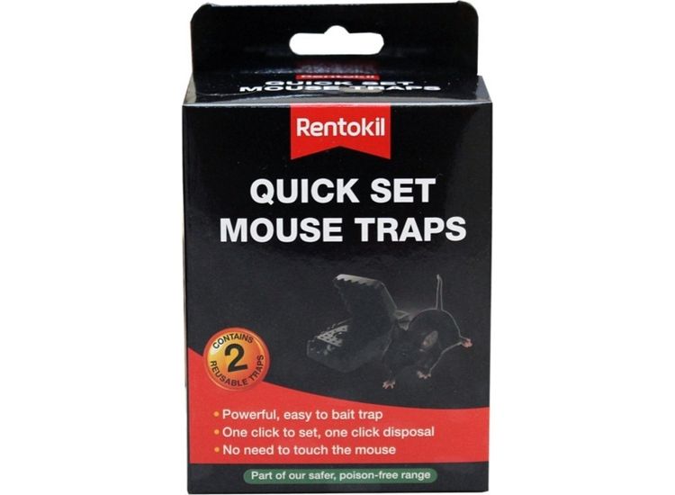 Rentokil FQ26 Quick Set Mouse Traps