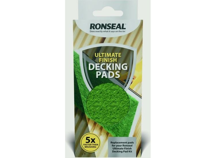 Ronseal 39349 Ultimate Finish Decking Applicator Refill Pads