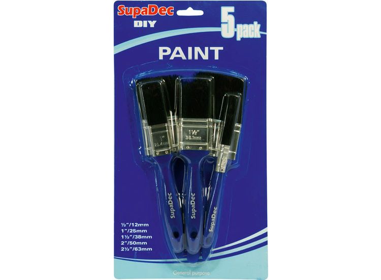 SupaDec DIYS5 Paint Brush Set