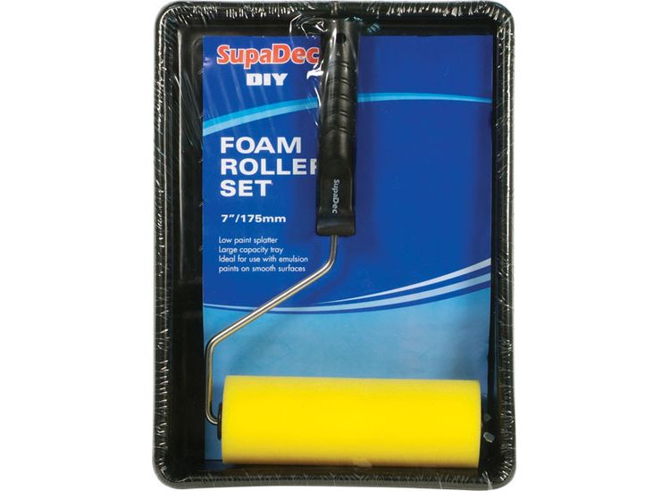 SupaDec Foam Roller &amp; Tray Set