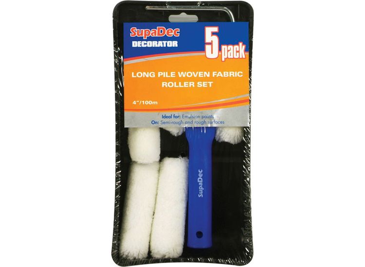 SupaDec METS5 Long Pile Woven Fabric Roller Set