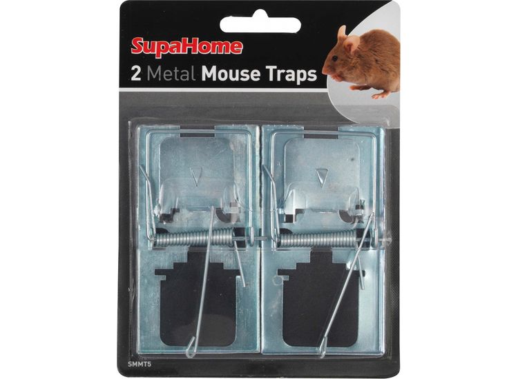 SupaHome SMMT5 2 Metal Mouse Traps