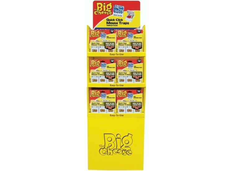 The Big Cheese STV147FD Quick Click Mouse Trap Pack 3