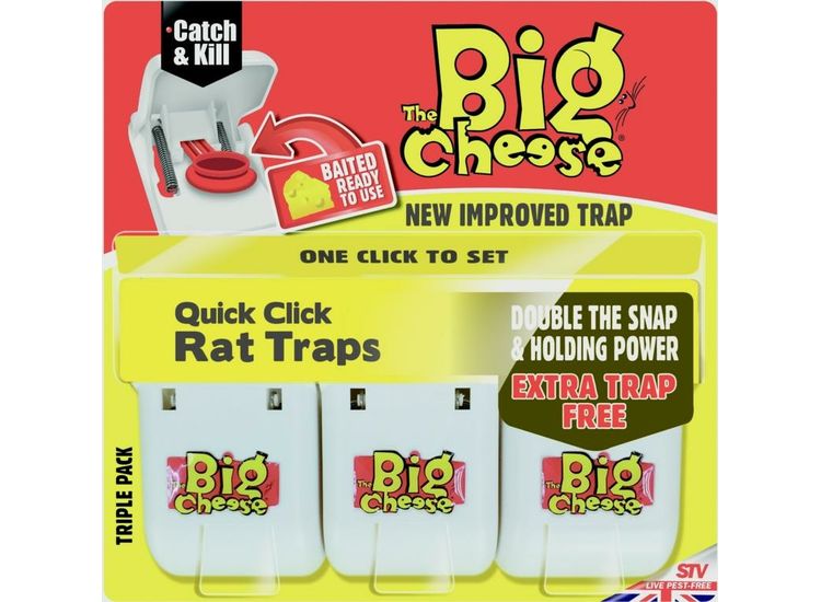 The Big Cheese STV150 Quick Click Rat Traps