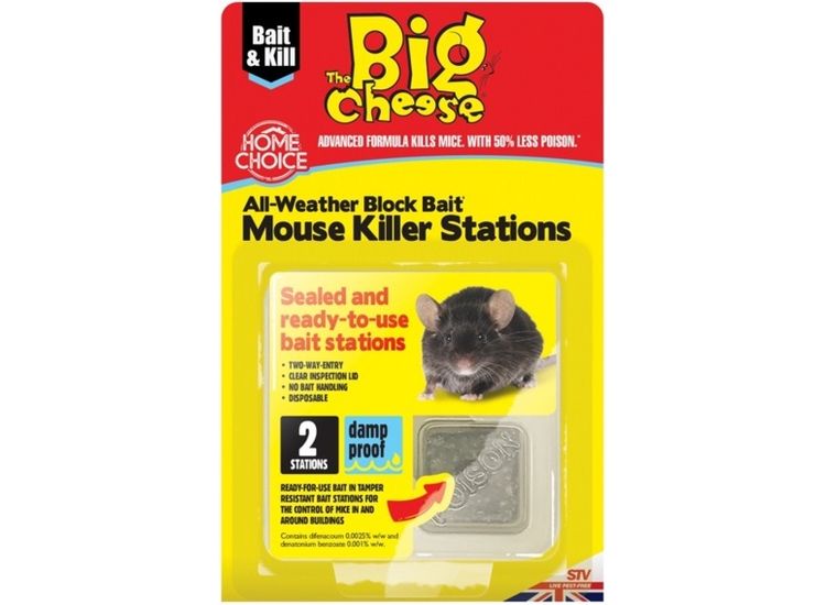 The Big Cheese STV210 Mouse Killer Stations