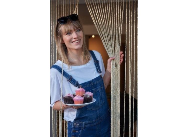 Zero In ZER237 Bamboo Bead Door Curtain