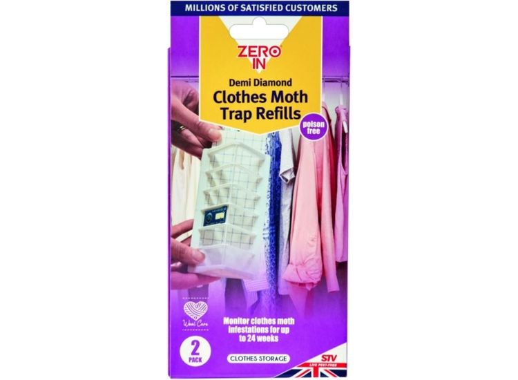 Zero In ZER438 Demi Diamond Clothes Moth Refills