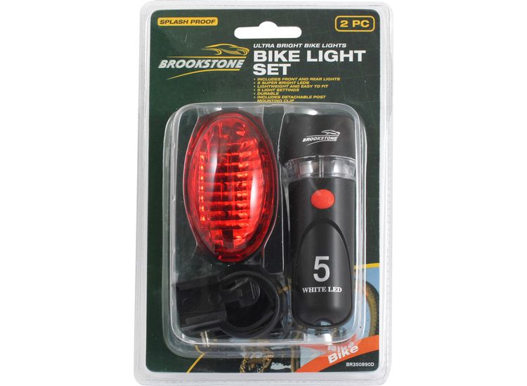 Brookstone BR350890D Bike Light Set
