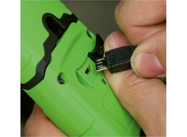 Sealey LED3601G Rechargeable 360° Inspection Lamp 3W COB + 1W LED Green Lithium-Polymer