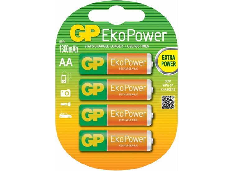 GP GPRHC132E034 AA EkoPower Batteries
