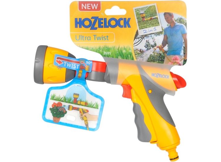 Hozelock 2695 0000 Ultra Twist Spray Gun And Sprinkler