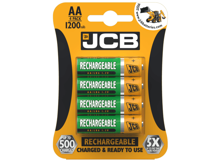 JCB S5452 Rechargeable AA Batteries
