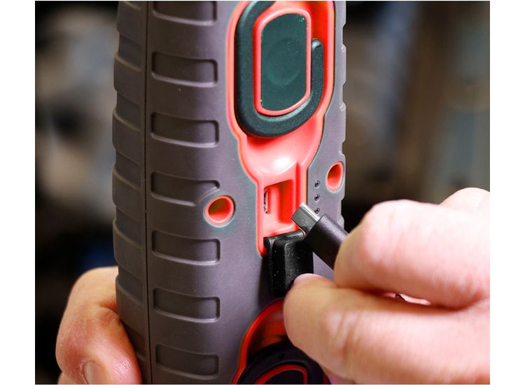 Sealey LED3606R Rechargeable 360° Inspection Lamp 24 SMD LED + 3W LED Red 2 x Lithium-ion