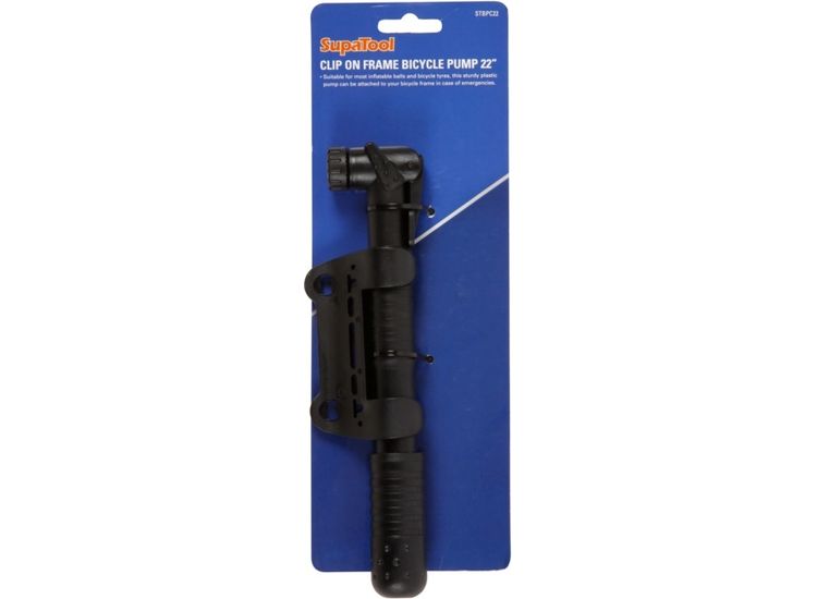 SupaTool STBPC22 Clip On Bicycle Pump
