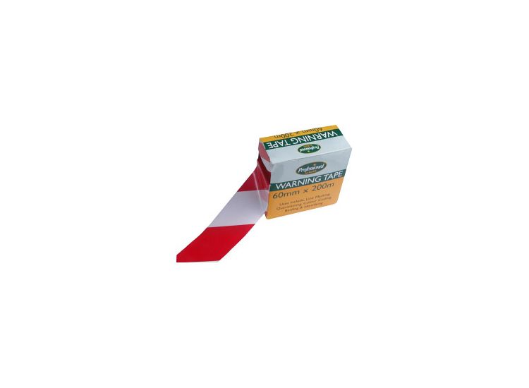 Rodo PTWT200PRO Red/White Warning Tape