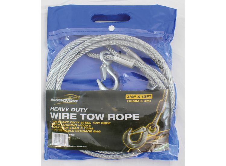 Brookstone BR330925 Touring Wire Tow Rope