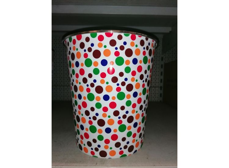SupaHome SWPB25 Waste Bin Multi Col Sml Dots
