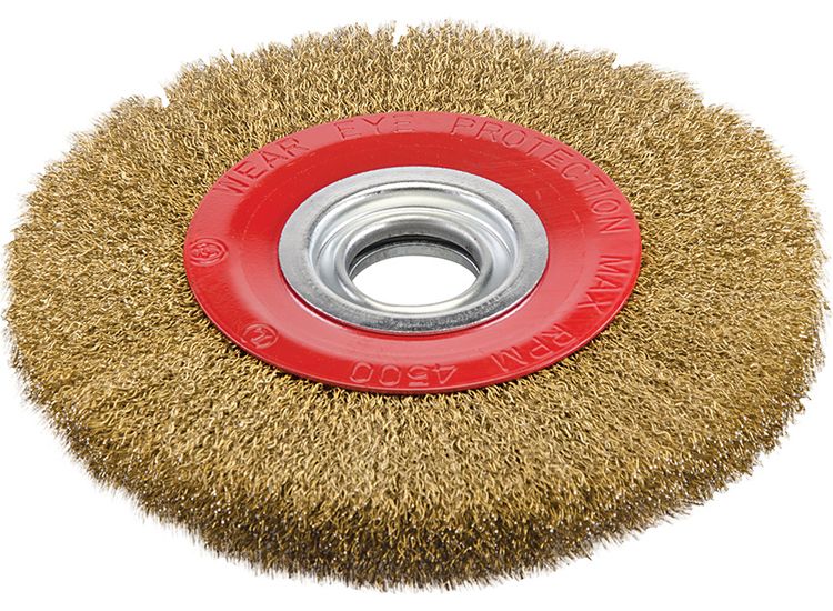 Silverline Brassed Steel Wire Wheel