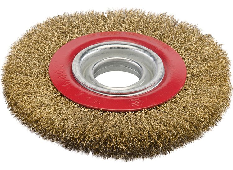 Silverline Brassed Steel Wire Wheel