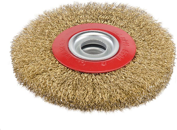 Silverline Brassed Steel Wire Wheel