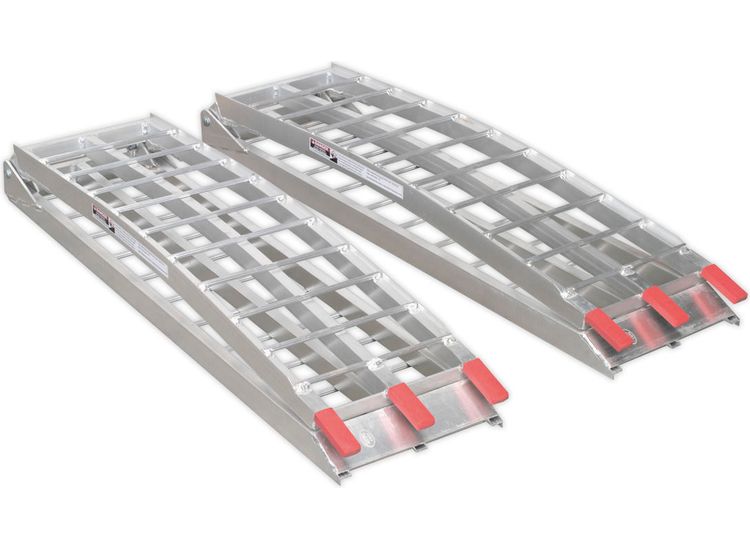 Sealey LR680 Aluminium Loading Ramps 680kg Capacity per Pair