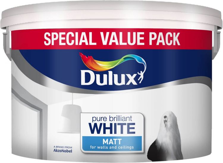 Dulux Smooth &amp; Creamy Rich Matt 7L - Excellent Coverage For Walls &amp; Ceilings