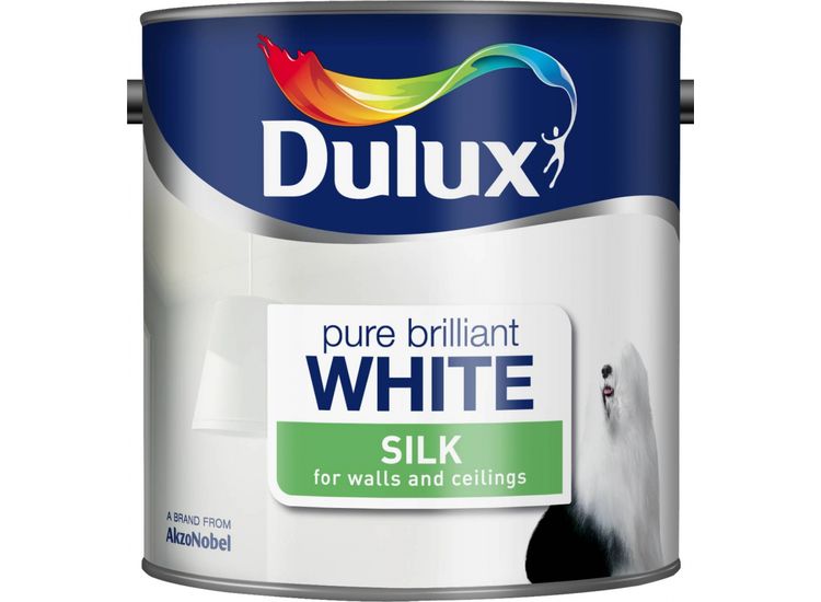 Dulux Silk Walls &amp; Ceilings Emultion Paint - 2.5L