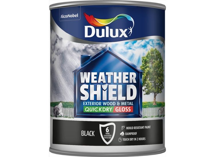 Dulux Weathershield Exterior Quick Dry Gloss 750ml