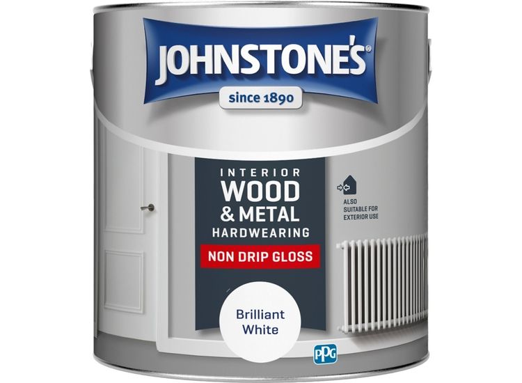 Johnstone's Non Drip Gloss - Brilliant White