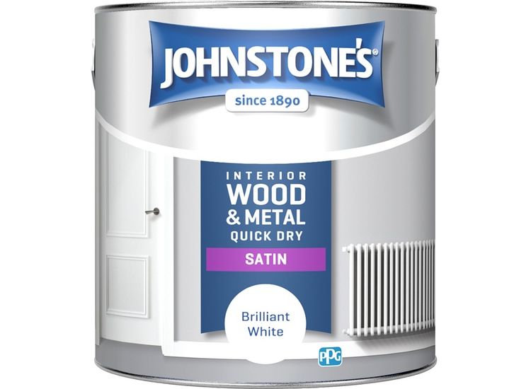 Johnstone's Quick Dry Satin - Brilliant White